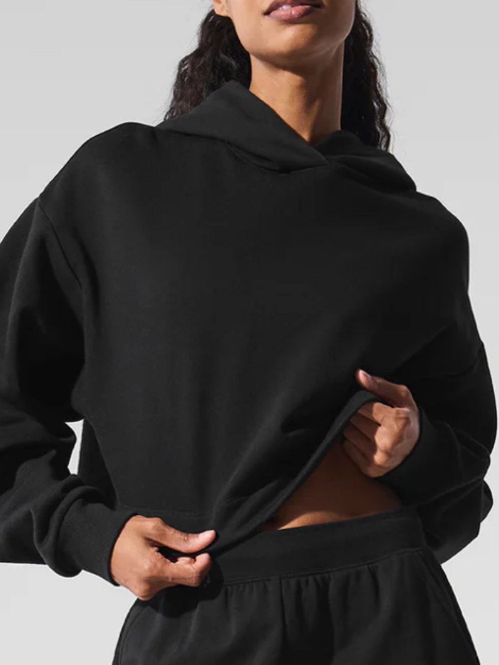 ALO Bae Hoodie black, size S (4-6)